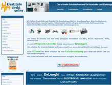 Tablet Screenshot of ersatzteile-direkt-online.de